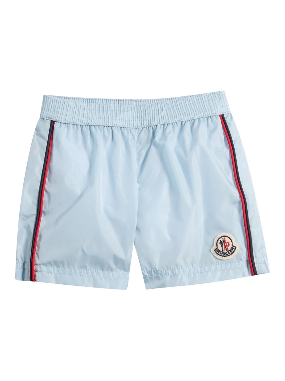 Moncler Kids' Tricolor Trim Swim Trunks